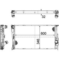 MAHLE CR 1085 000P Kühler, Motorkühlung