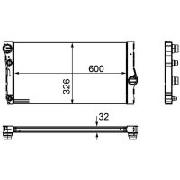 MAHLE CR 1147 000P Kühler, Motorkühlung