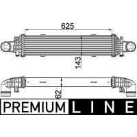 MAHLE CI 357 000P Ladeluftkühler