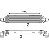 MAHLE CI 357 000P Ladeluftkühler