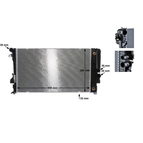 MAHLE CR 1173 000S Kühler, Motorkühlung