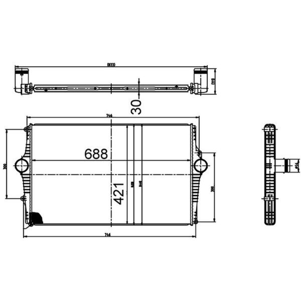 MAHLE CI 518 000S Ladeluftkühler