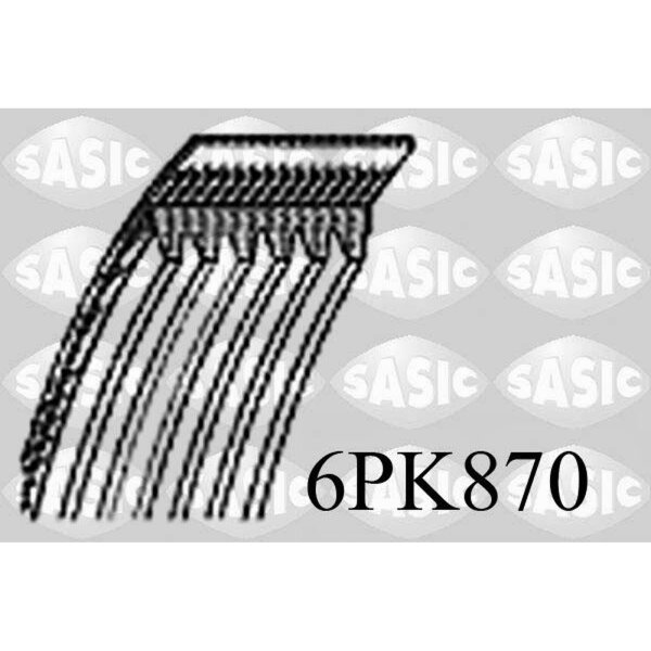 SASIC 6PK870 Keilrippenriemen