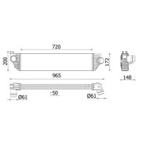 MAHLE CI 669 000P Ladeluftkühler