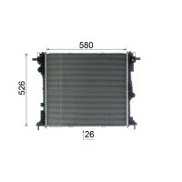 MAHLE CR 2587 000P Kühler, Motorkühlung