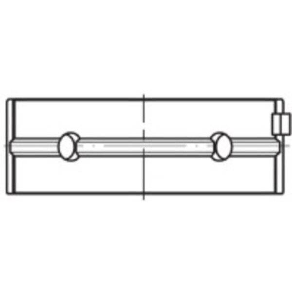 MAHLE 014 HS V1649 025 Kurbelwellenlagerschalen-Satz