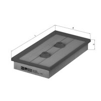 KNECHT LX 1643 Luftfilter