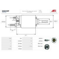 AS-PL SS0229P Magnetschalter, Starter