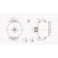 MAGNETI MARELLI 063731846010 Generator