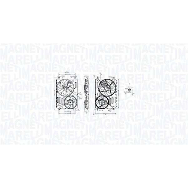 MAGNETI MARELLI 069422884010 Lüfter, Motorkühlung