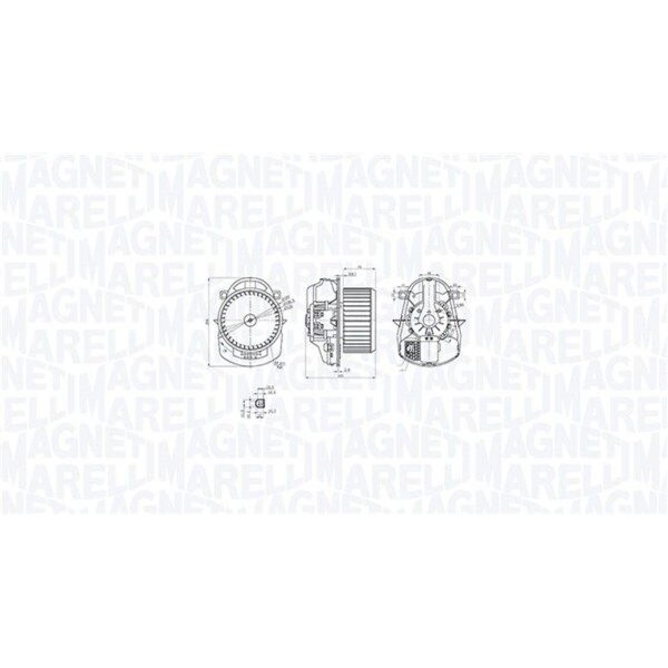 MAGNETI MARELLI 069412771010 Innenraumgebläse