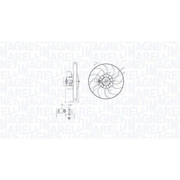MAGNETI MARELLI 069422868010 Lüfter, Motorkühlung