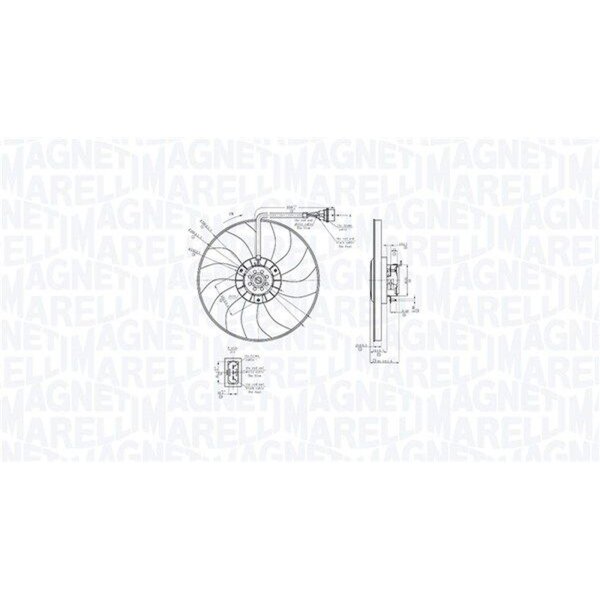 MAGNETI MARELLI 069422878010 Lüfter, Motorkühlung