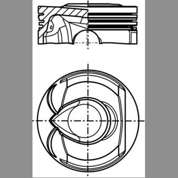 MAHLE 039 PI 00131 000 Kolben
