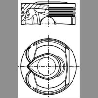MAHLE 039 PI 00131 000 Kolben