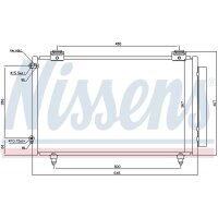 NISSENS 94719 Kondensator, Klimaanlage