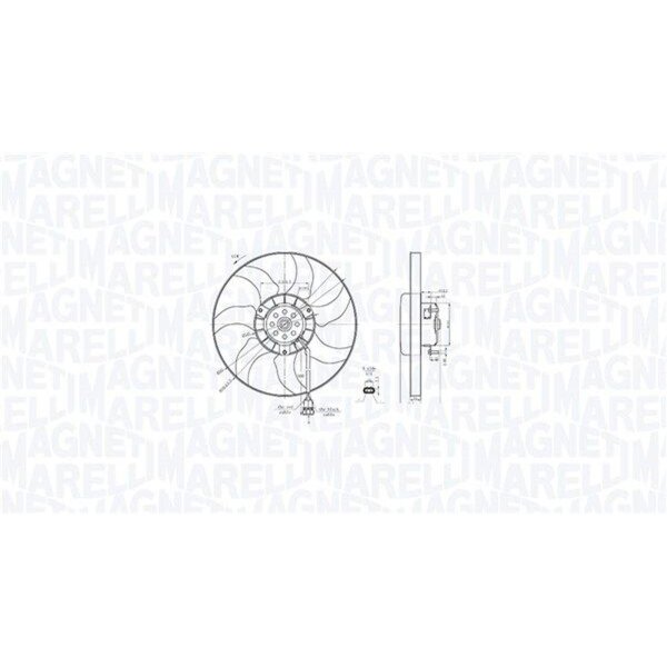MAGNETI MARELLI 069422887010 Lüfter, Motorkühlung