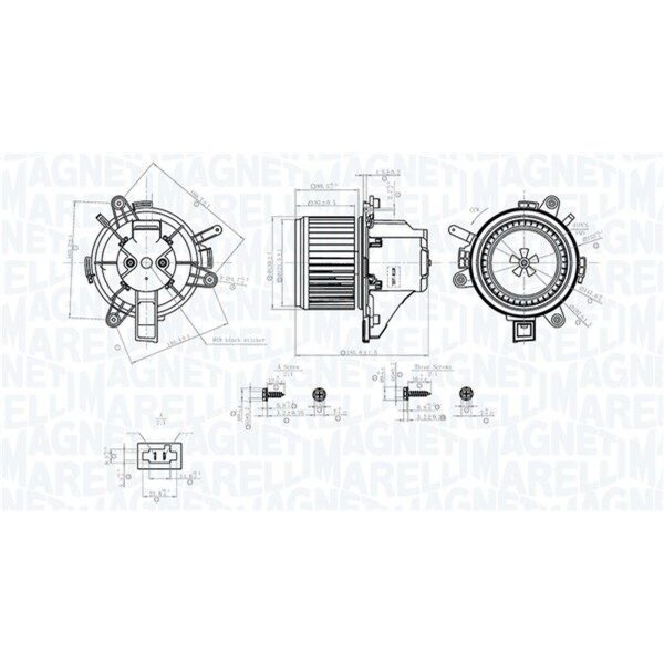 MAGNETI MARELLI 069412779010 Innenraumgebläse