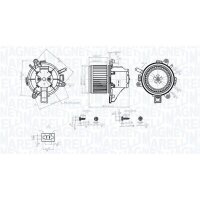 MAGNETI MARELLI 069412779010 Innenraumgebläse