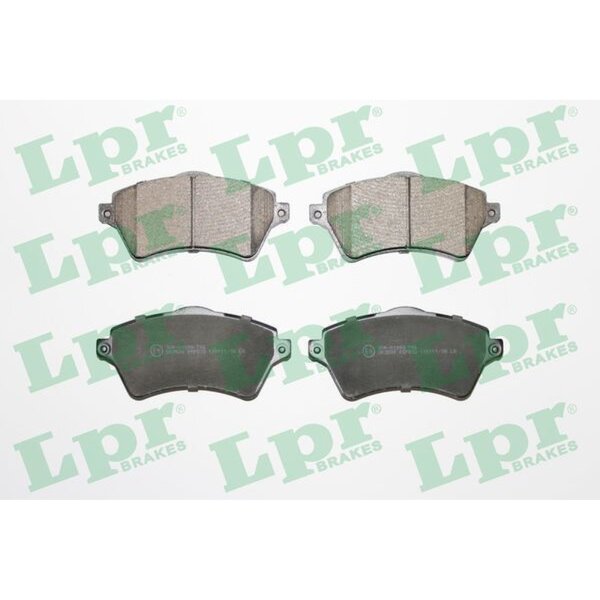 LPR 05P833 Bremsbelagsatz, Scheibenbremse