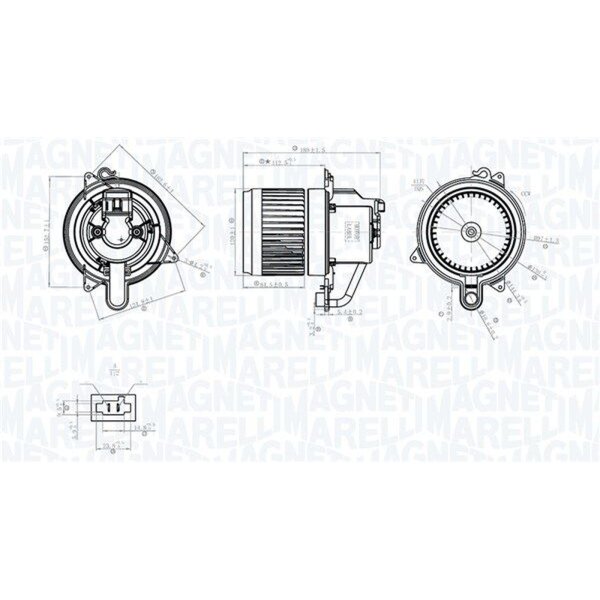 MAGNETI MARELLI 069412783010 Innenraumgebläse