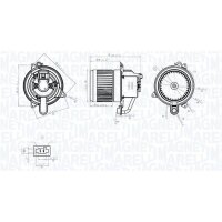 MAGNETI MARELLI 069412783010 Innenraumgebläse