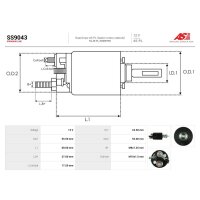 AS-PL SS9043 Magnetschalter, Starter