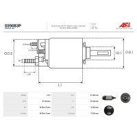 AS-PL SS9083P Magnetschalter, Starter