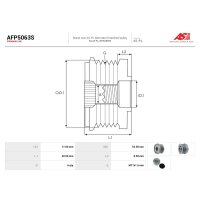 AS-PL AFP5063S Generatorfreilauf