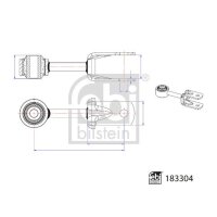 FEBI BILSTEIN 183304 Stange/Strebe, Stabilisator