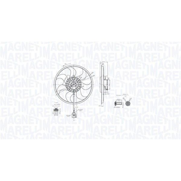 MAGNETI MARELLI 069422889010 Lüfter, Motorkühlung