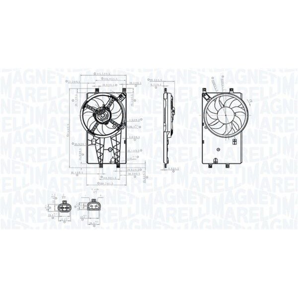 MAGNETI MARELLI 069422904010 Lüfter, Motorkühlung