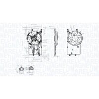 MAGNETI MARELLI 069422904010 Lüfter, Motorkühlung
