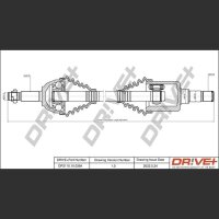 DR!VE+ DP2110.10.0364 Antriebswelle