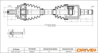 DR!VE+ DP2110.10.2271 Antriebswelle