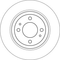 TRW DF6561 Bremsscheibe