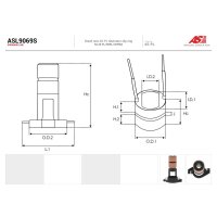 AS-PL ASL9069S Schleifring, Generator
