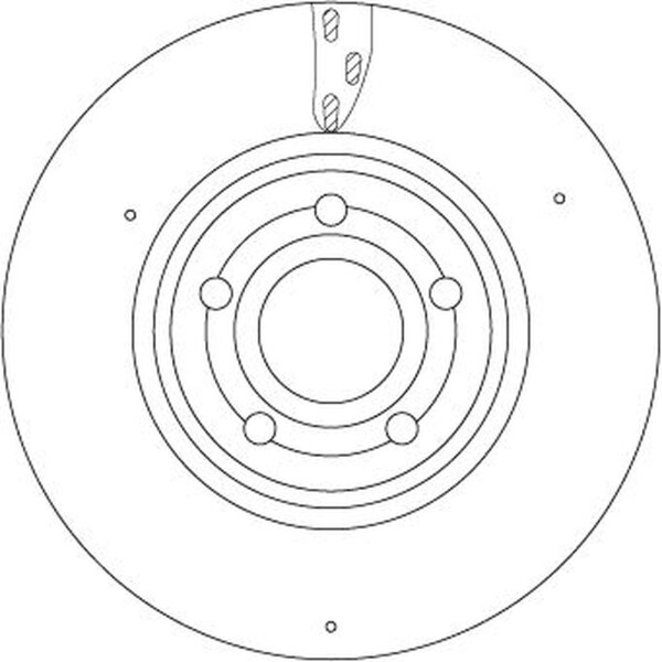 TRW DF6717S Bremsscheibe
