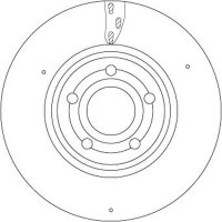TRW DF6717S Bremsscheibe