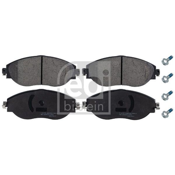 FEBI BILSTEIN 116243 Bremsbelagsatz, Scheibenbremse