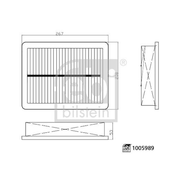 FEBI BILSTEIN 1005989 Luftfilter