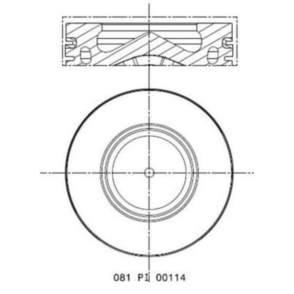MAHLE 081 PI 00114 000 Kolben