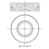 MAHLE 081 PI 00114 000 Kolben