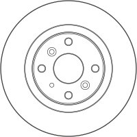 TRW DF6796 Bremsscheibe