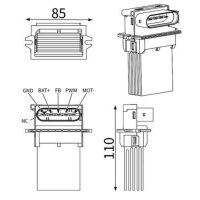 MAHLE ABR 179 000S Regler, Innenraumgebläse