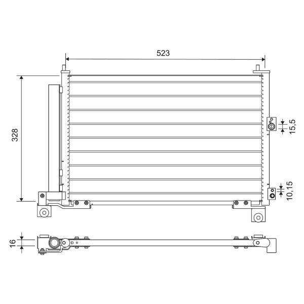 VALEO 814403 Kondensator, Klimaanlage