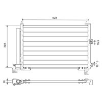 VALEO 814403 Kondensator, Klimaanlage