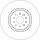 TRW DF6771S Bremsscheibe