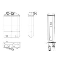 NRF 54415 Wärmetauscher, Innenraumheizung