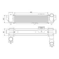 VALEO 818382 Ladeluftkühler